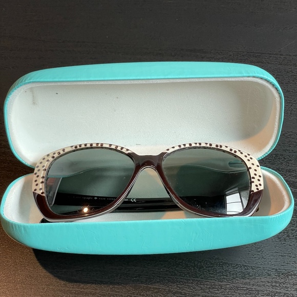 kate spade Accessories - Kate Spade Cat Eye Polka Dot Sunglasses